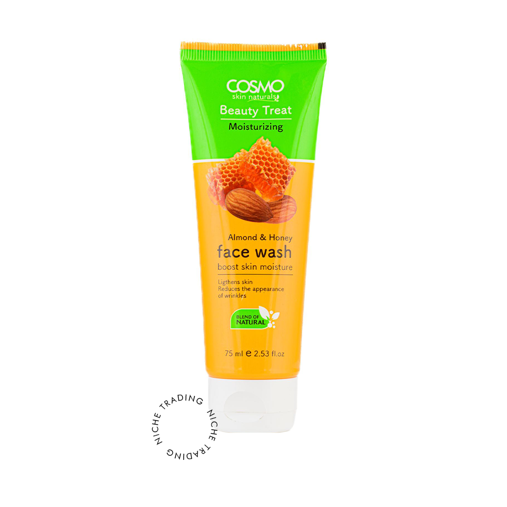 Cosmo Almond & Honey Face Wash 75ml - Cosmo | Niche Trading Qatar