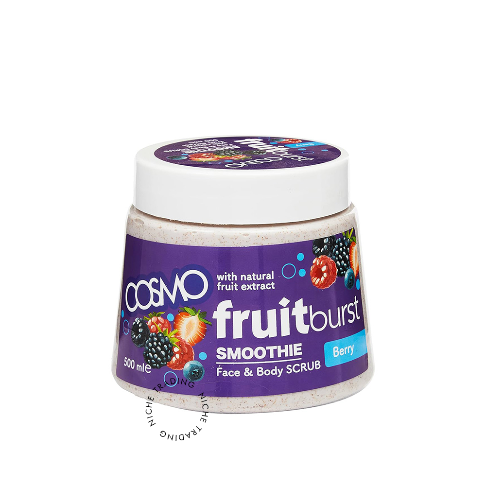 Cosmo Berry Fruitburst Face and Body Scrub 500ml