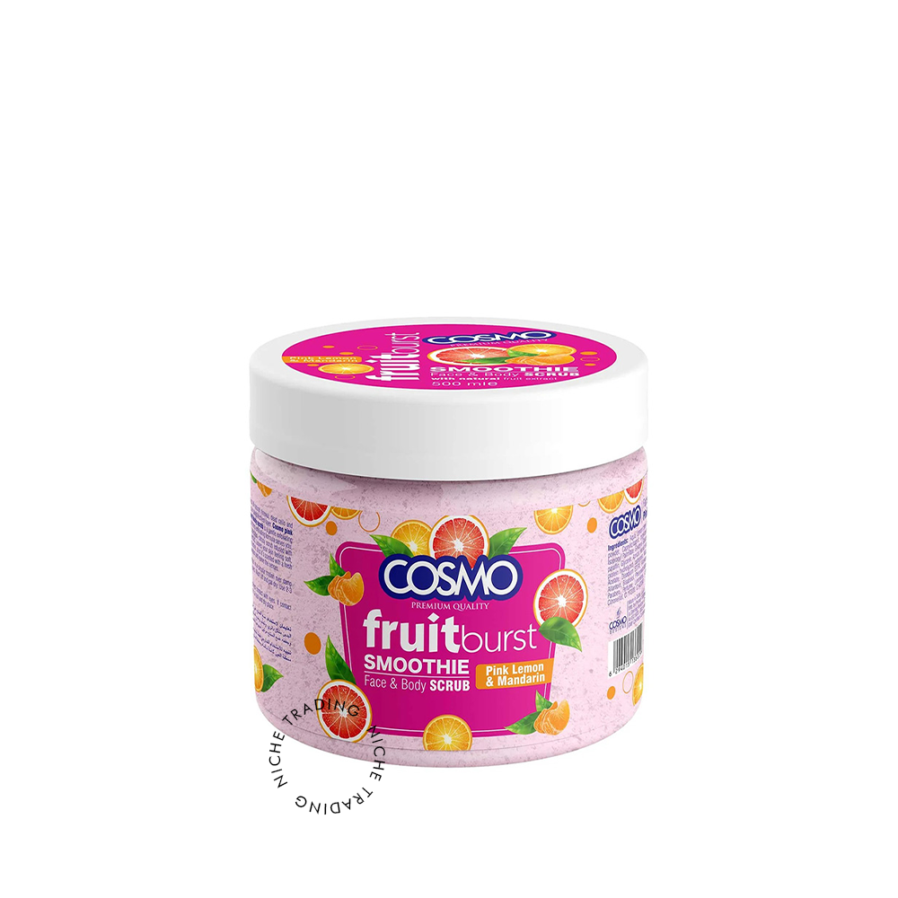 Cosmo Pink Lemon & Mandarin Fruitburst Face & Body Scrub 500ml