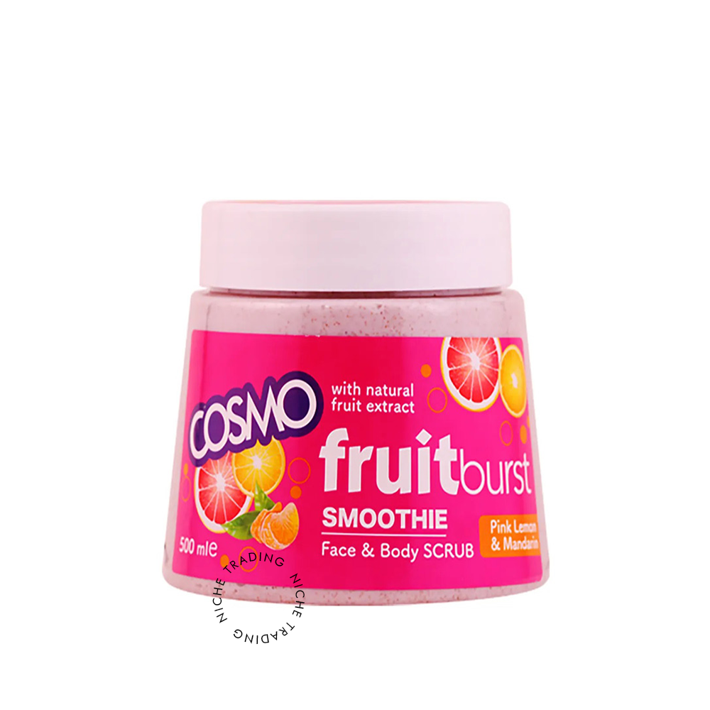 Cosmo Pink Lemon & Mandarin Fruitburst Face & Body Scrub 500ml