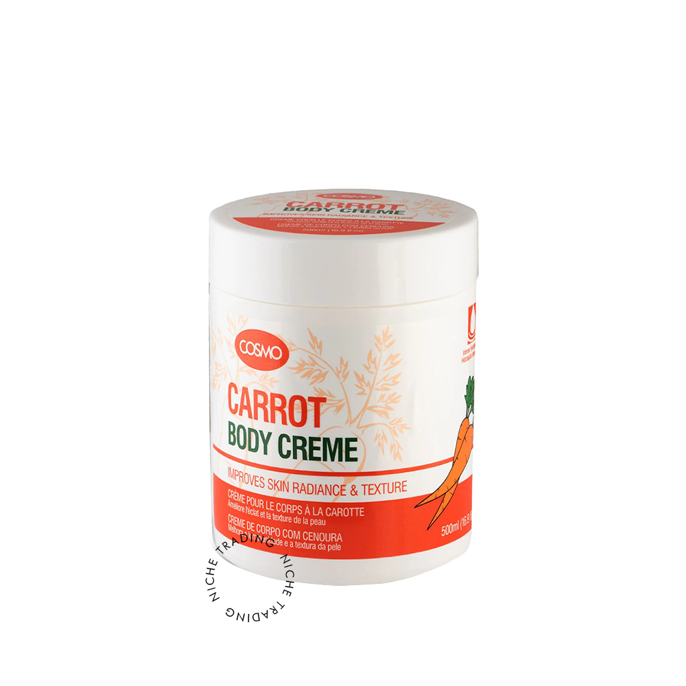 Cosmo Carrot Butter Body Cream 500ml - Cosmo | Niche Trading Qatar