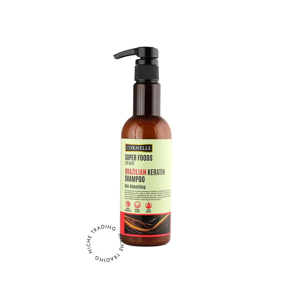 Cornells Super Foods Brazilian Keratin Shampoo 500ml - Cornells | Niche Trading Qatar