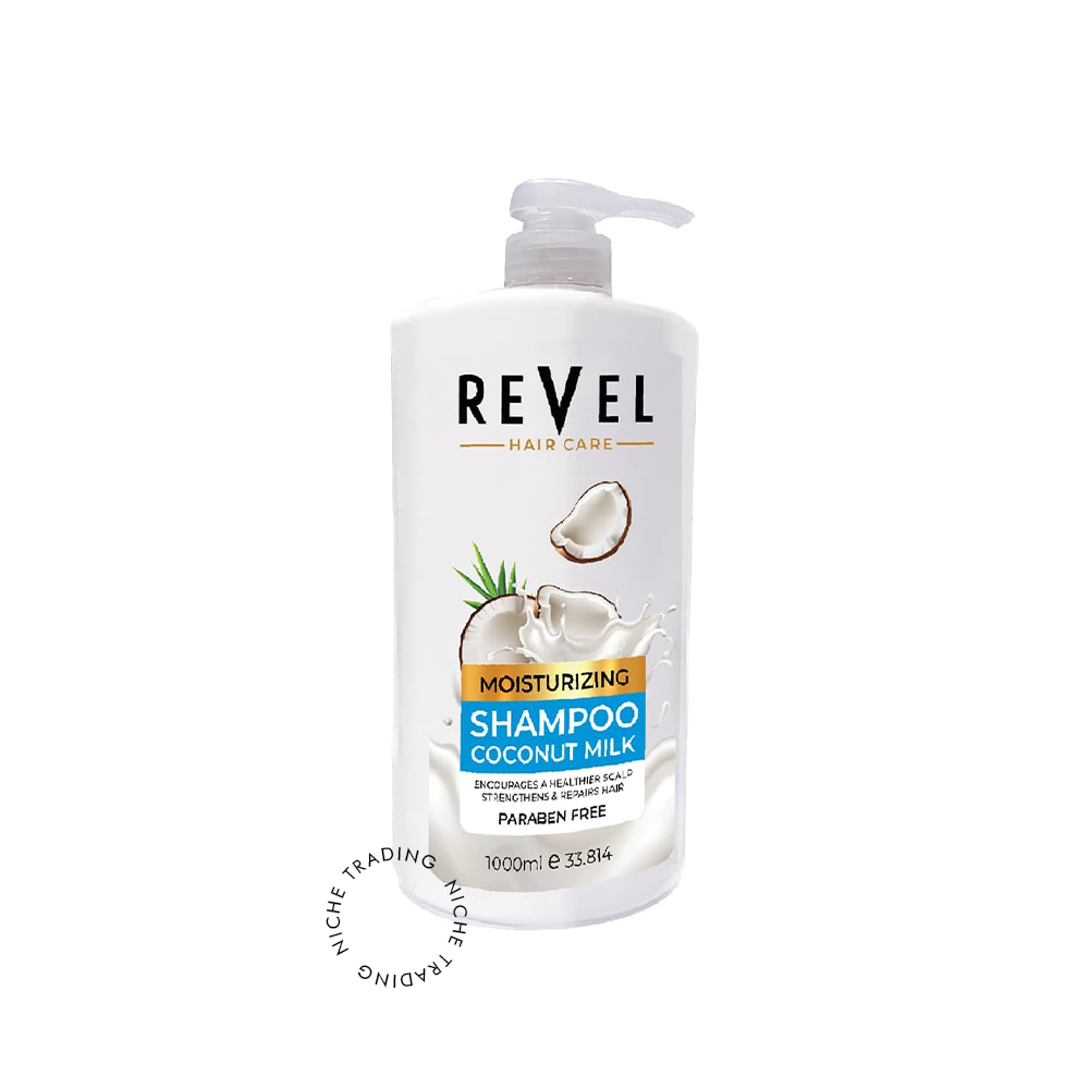 Revel Coconut Milk Shampoo 1000ml - Revel | Niche Trading Qatar