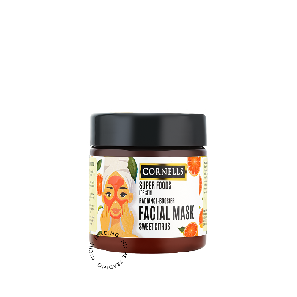 Cornells Sweet Citrus Facial Scrub Super Foods for Skin 330ml - Cornells | Niche Trading Qatar