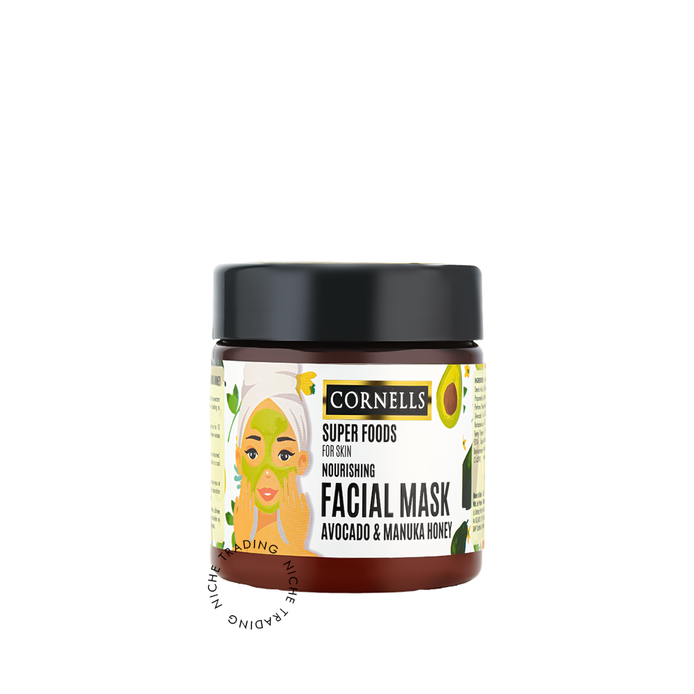 Cornells Avocado & Manuka Honey Facial Mask Super Foods for Skin 400gm - Cornells | Niche Trading Qatar