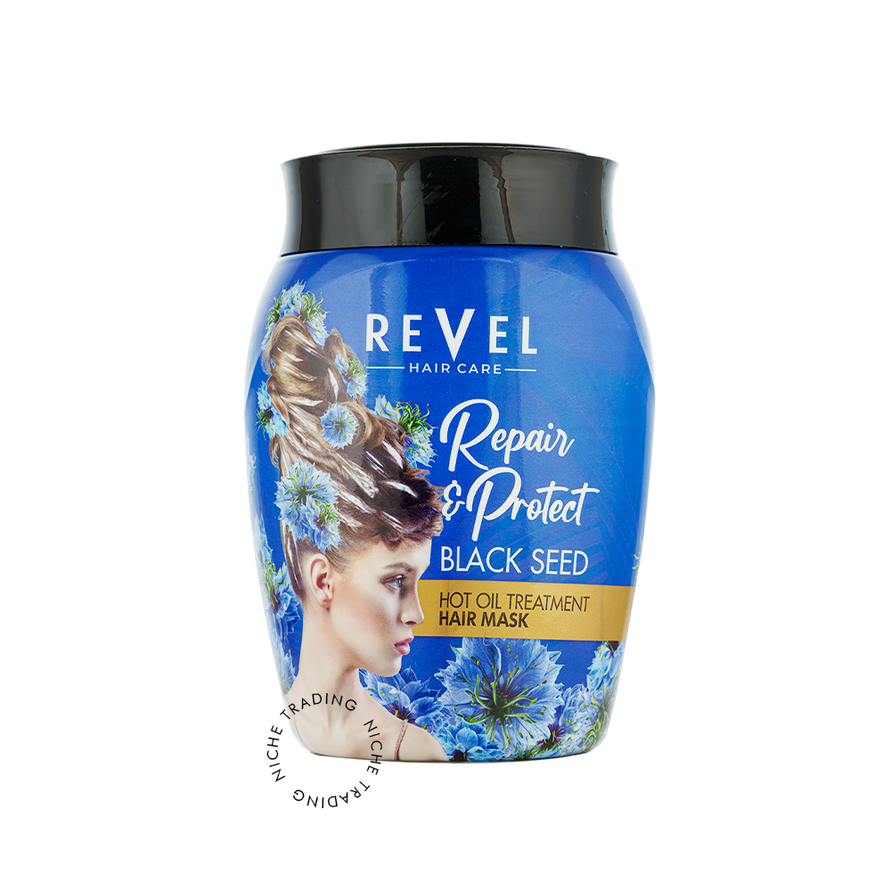 Revel Hair Oil Treatment Hair Mask Black Seed Repair & Protect 1000ml