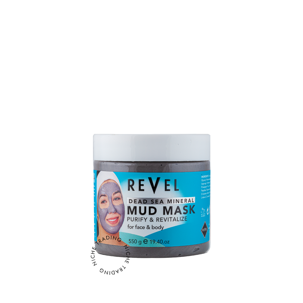 Revel Dead Sea Mineral Mud Mask 550gm - Revel | Niche Trading Qatar