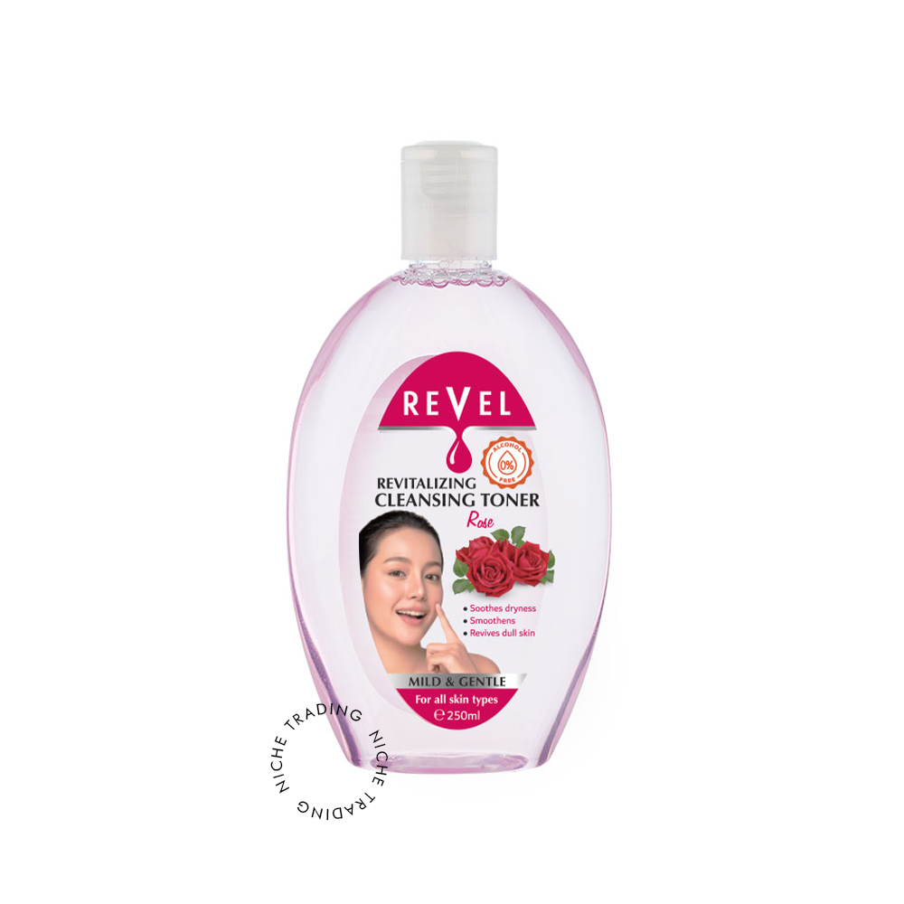Revel Cleansing Toner Revitalizing Rose 250ml - Revel | Niche Trading Qatar