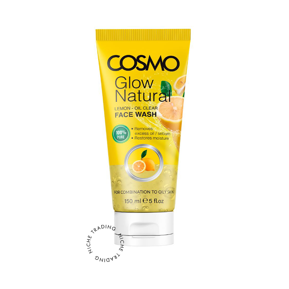 Cosmo Lemon Glow Natural Face Wash 150ml