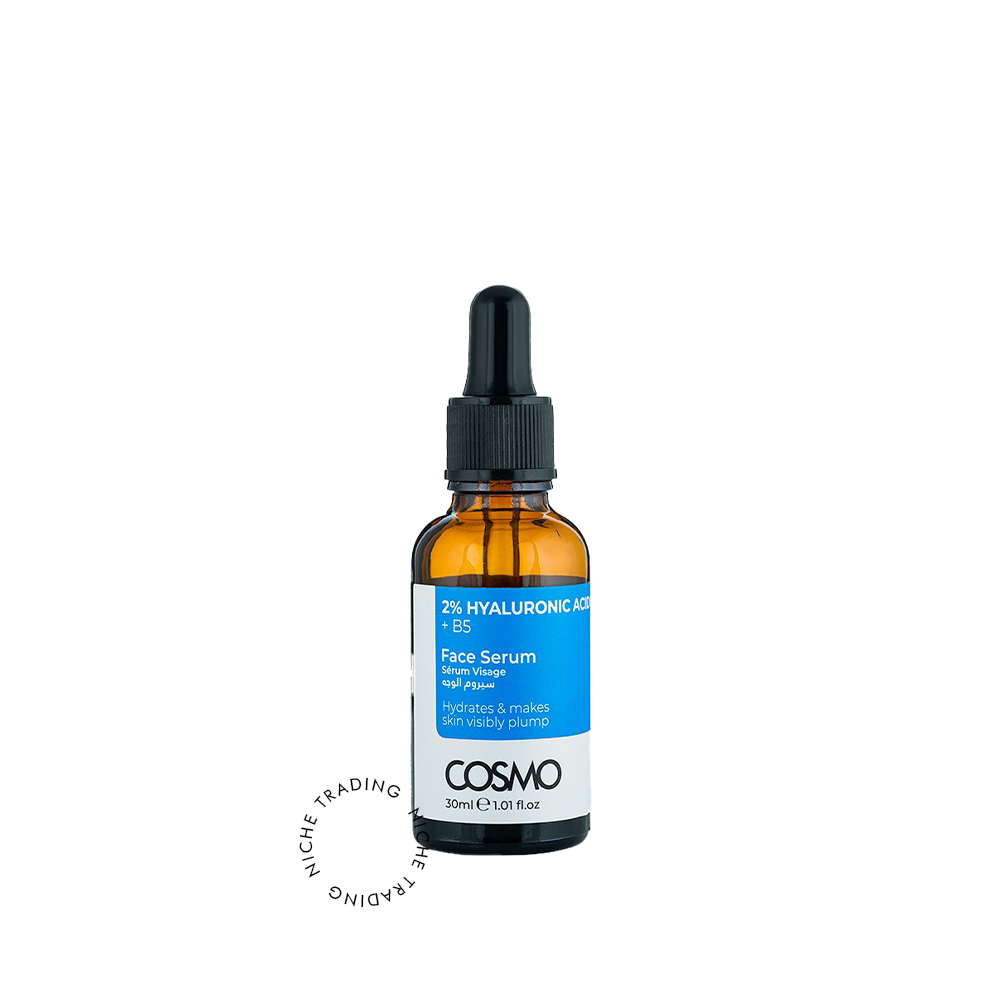 Cosmo Face Serum 2% Hyaluronic Acid + B5 30ml - Cosmo | Niche Trading Qatar