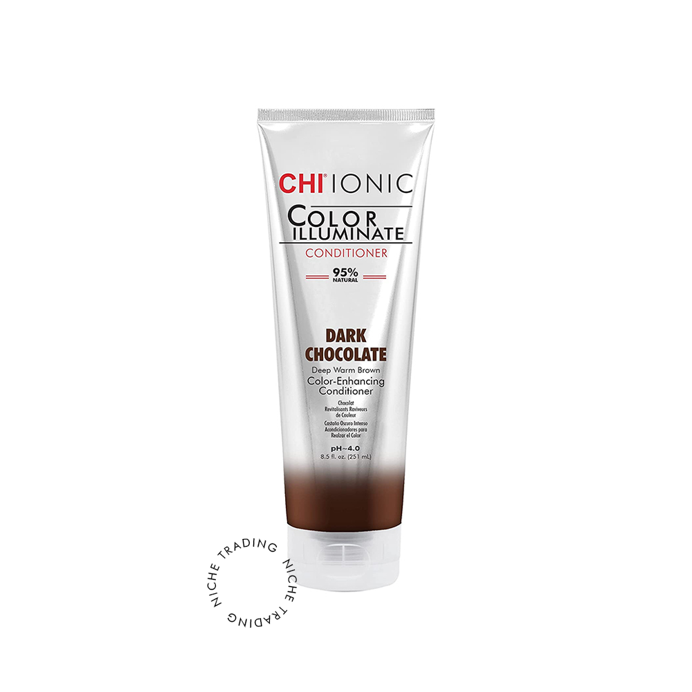 Chi Color Illuminate Conditioner - Dark Chocolate 8.5 Fl. Oz.