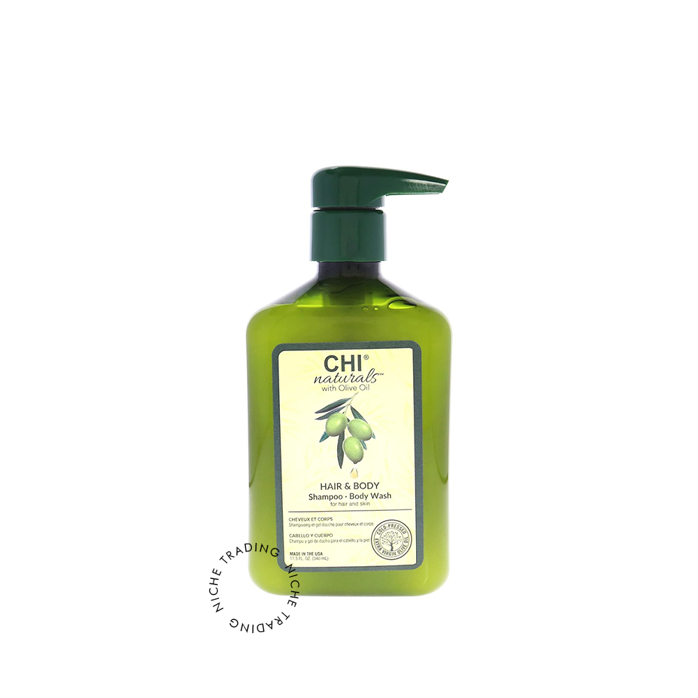 Chi Olive Naturals Hair And Body Shampoo Body Wash 11.5oz