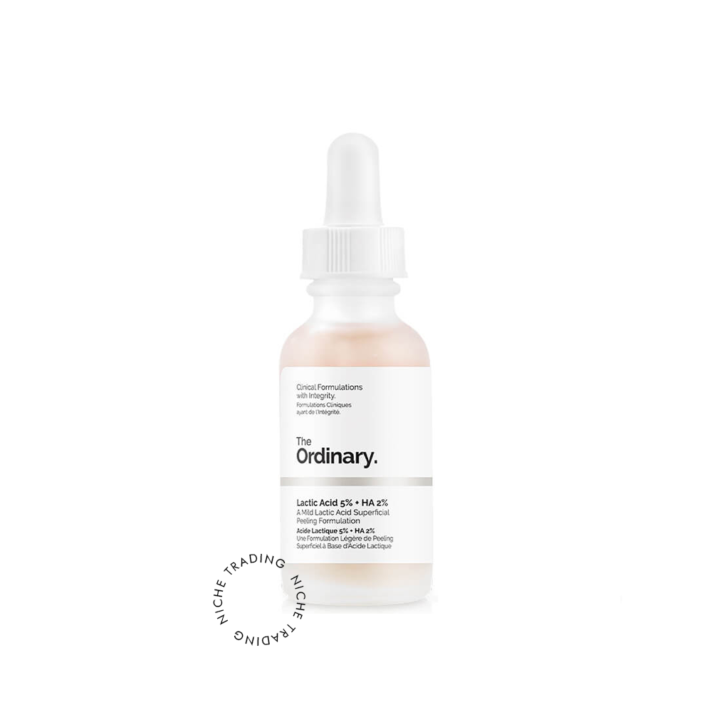 The Ordinary - Lactic Acid 5% + HA 2% Clear 30ml - The Ordinary | Niche Trading Qatar