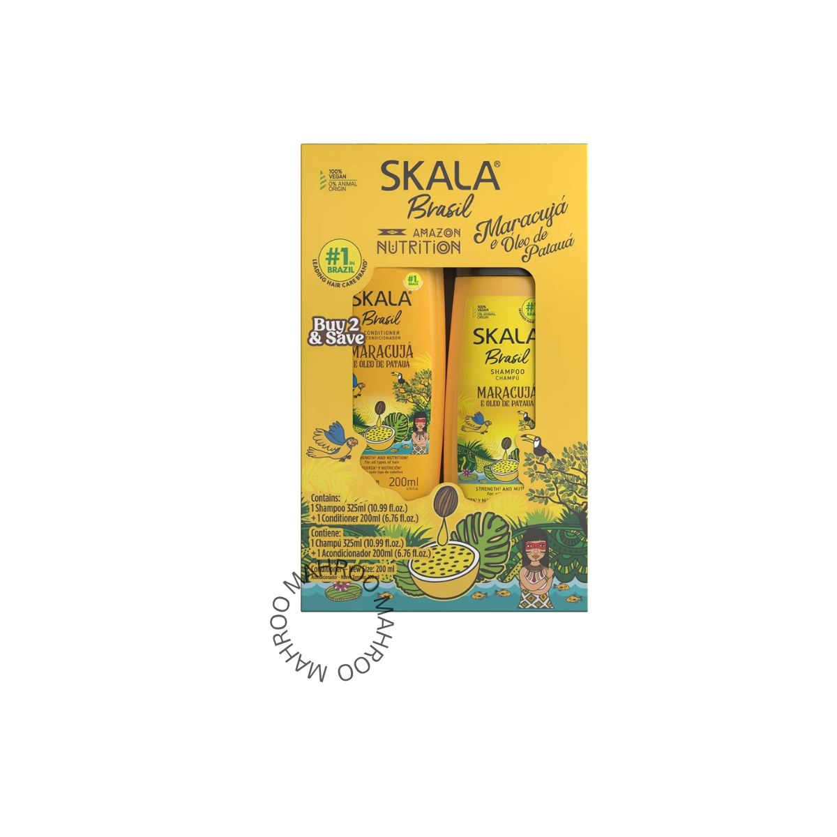 SKALA KIT SHAMPOO+ CONDITIONER MARACUJA E OLEO DE PATAUA