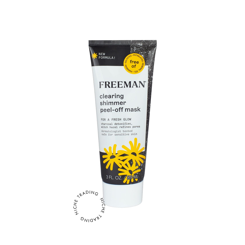 89ml Freeman Shimmer Peel-Off Mask – Clears Pores & Adds Radiance - Freeman | Niche Trading Qatar