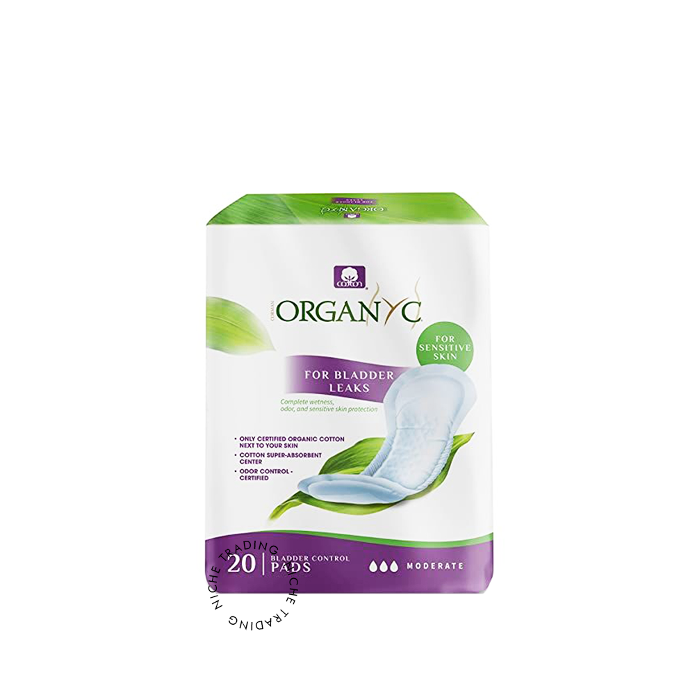 Organyc Light Incontinence Moderate Pads - Usa Size - Organyc | Niche Trading Qatar