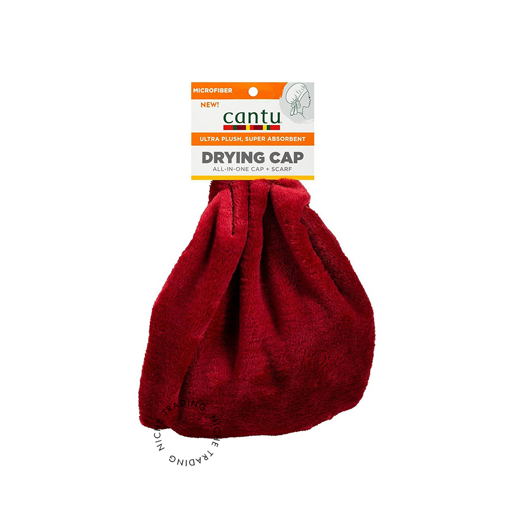 Cantu Microfiber Drying Cap-Red - Cantu | Niche Trading Qatar