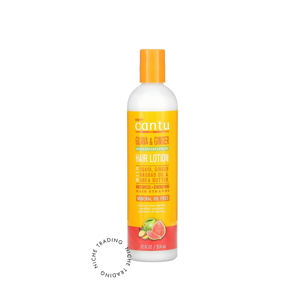 Cantu Guava & Ginger Baobab Oil Daily Hair Lotion 355ml - Cantu | Niche Trading Qatar