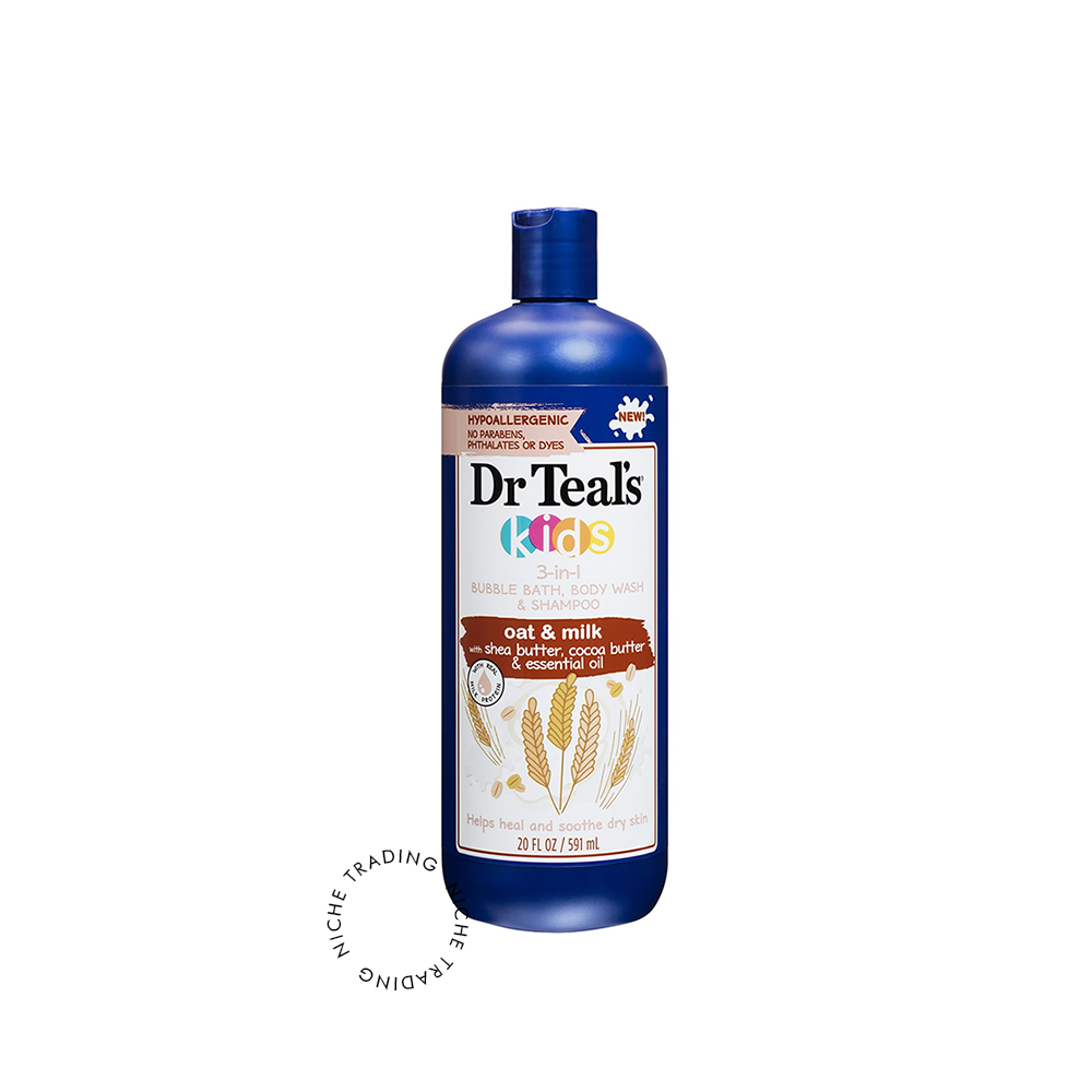 Dr Teals Kids Oat & Milk 3 In 1 Bw 591ml