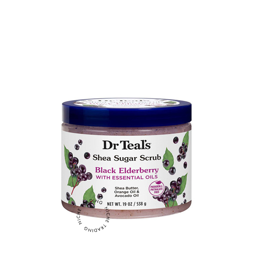 Dr Teals Black Elderberry Shea Sugar Scrub 538 gm