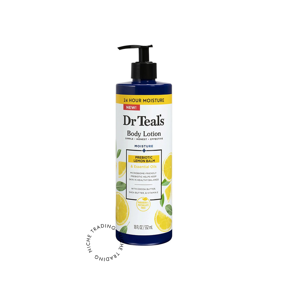 Drt Prebiotic Lemon Balm & Sage Lotion 532ml.. - Dr. Teal's | Niche Trading Qatar