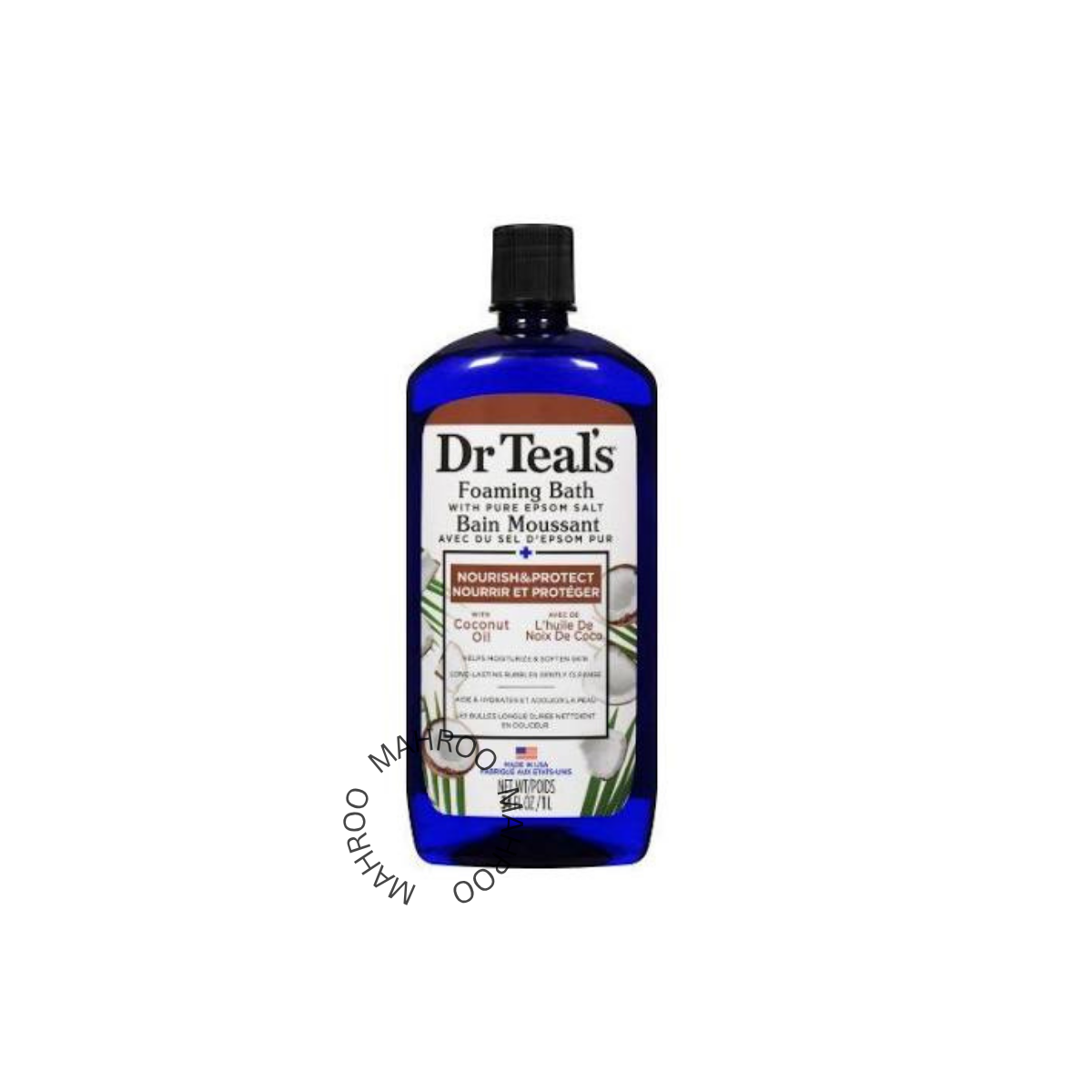 Dr. Teals Coconut Oil Foaming Bath with Pure Epsom Salt 1000ml