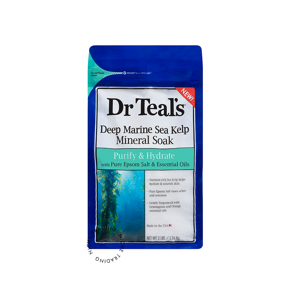 Dr Teals Sea Kelp Mineral Soak 3 Lbs 1.36kg - Dr. Teal's | Niche Trading Qatar