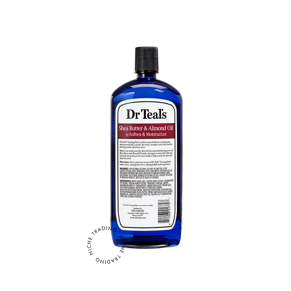 Dr Teals Shea Butter & Almond Oil Foaming Bath 1000ml