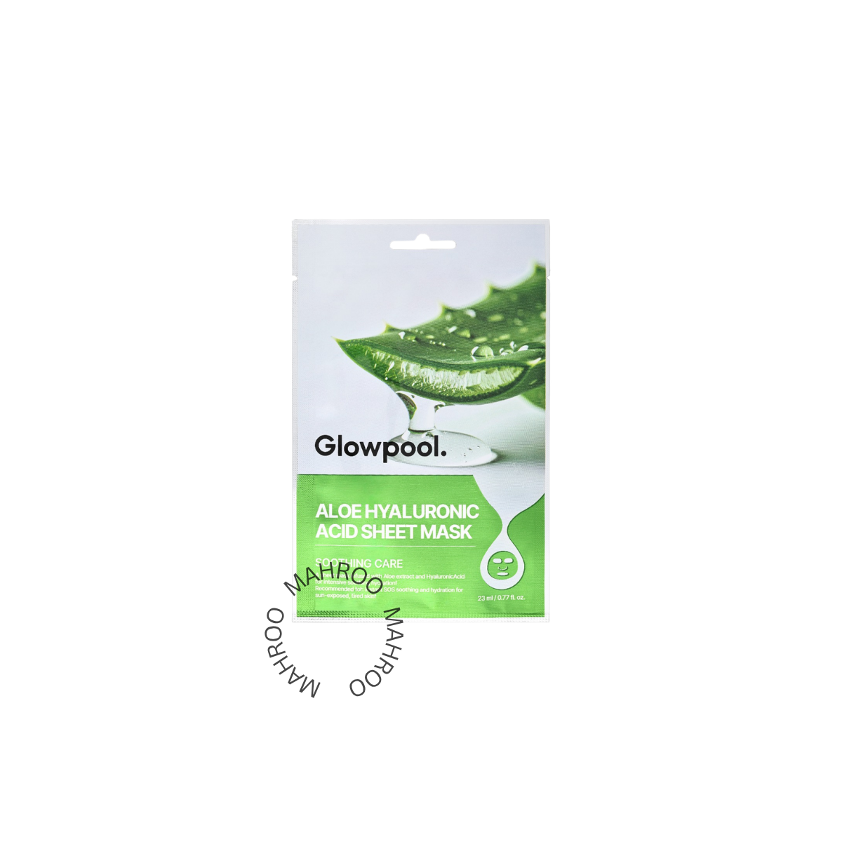 Glowpool ALOE HYALURONIC ACID SHEET MASK 23ml