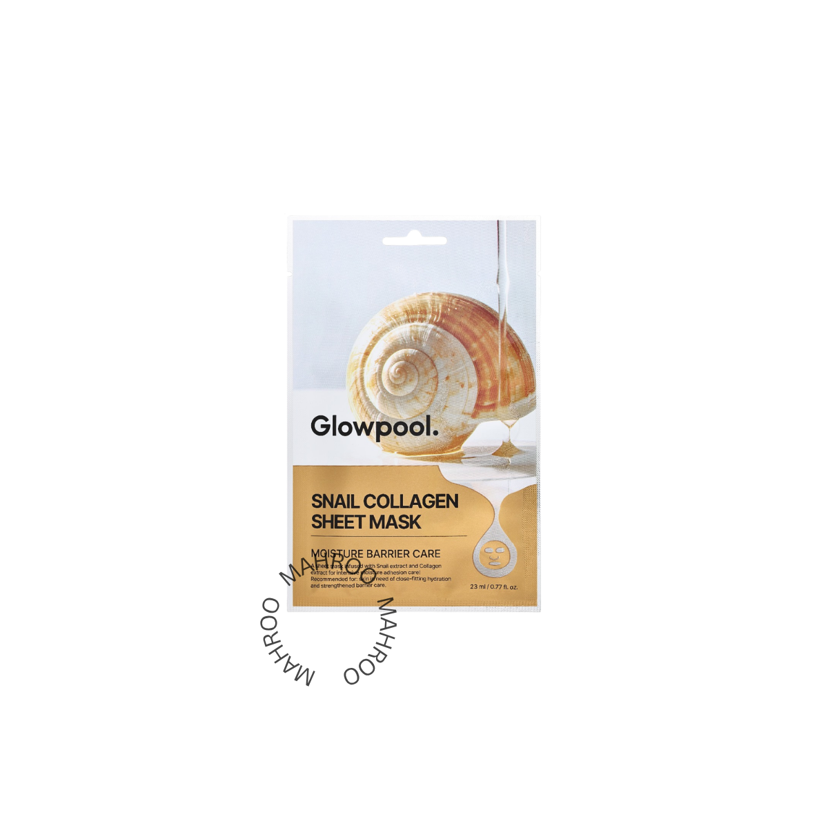 Glowpool SNAIL COLLAGEN SHEET MASK 23ml