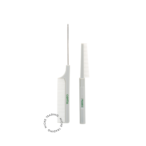 Cantu Spiral Style Part and Twist Comb 2Ct Pack
