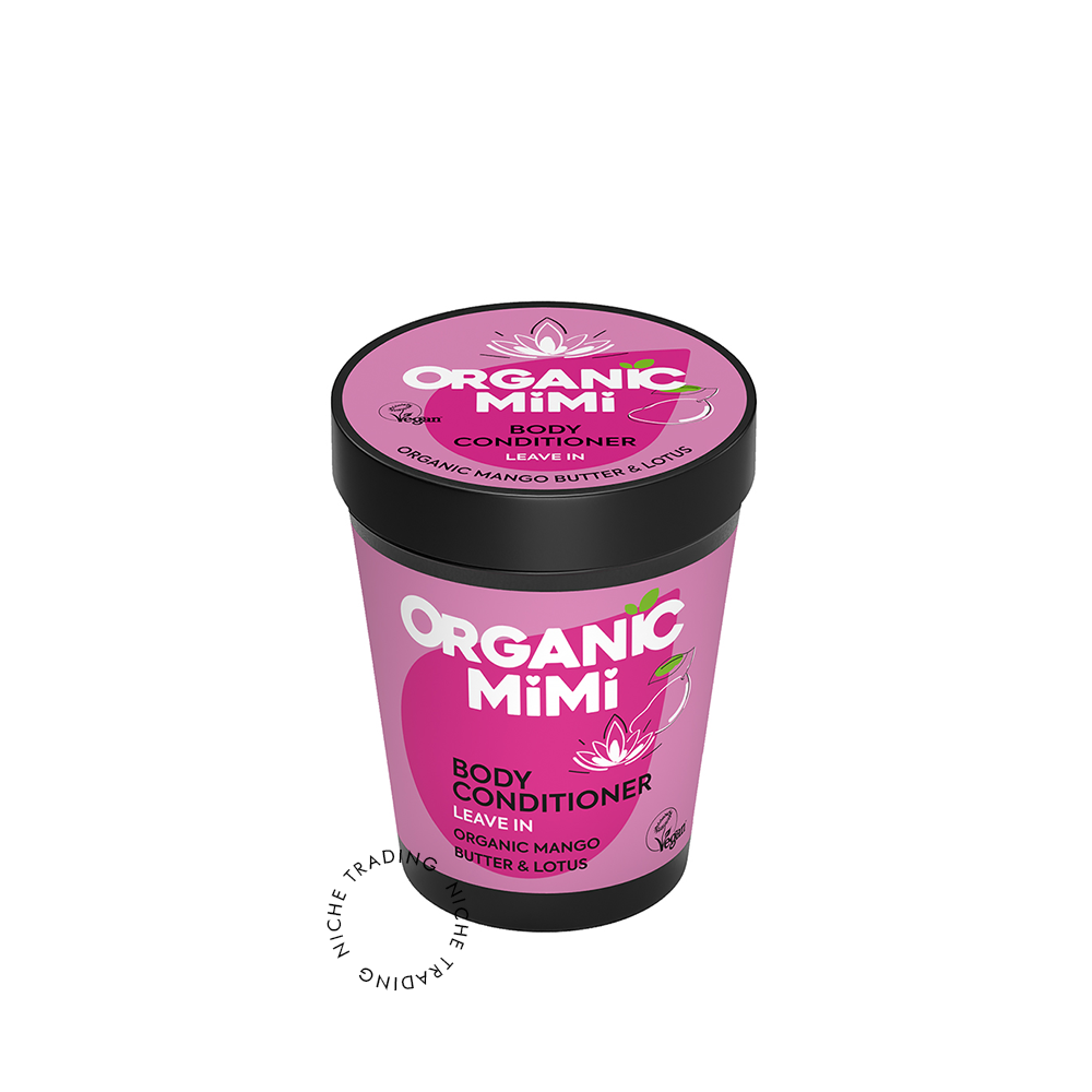 200ml Organic Mimi Body Conditioner Leave-In – Mango & Lotus Extracts - Organic Mimi | Niche Trading Qatar