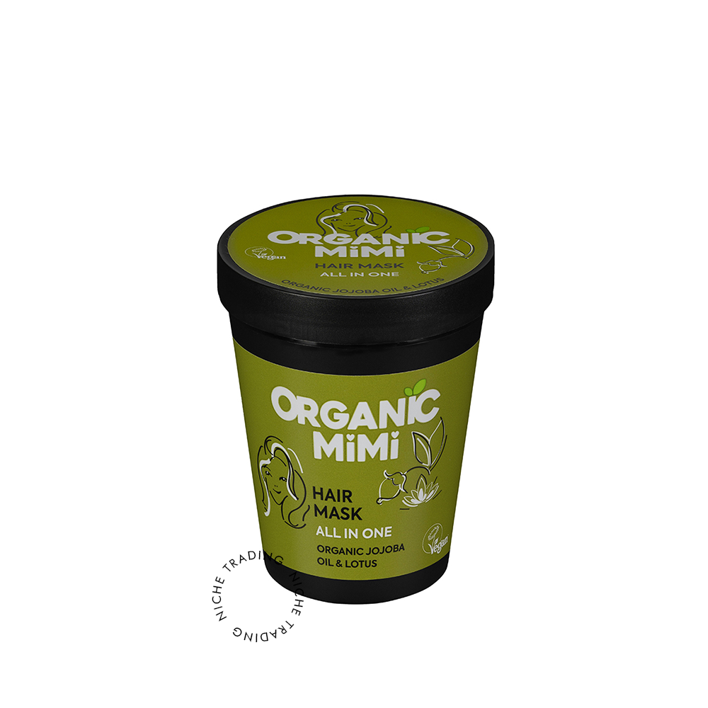 200ml Organic Mimi Hair Mask – Nourishing Jojoba & Lotus Formula - Organic Mimi | Niche Trading Qatar