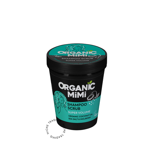 280g Organic Mimi Shampoo Scrub – Super Volume with Sea Salt & Mulberry