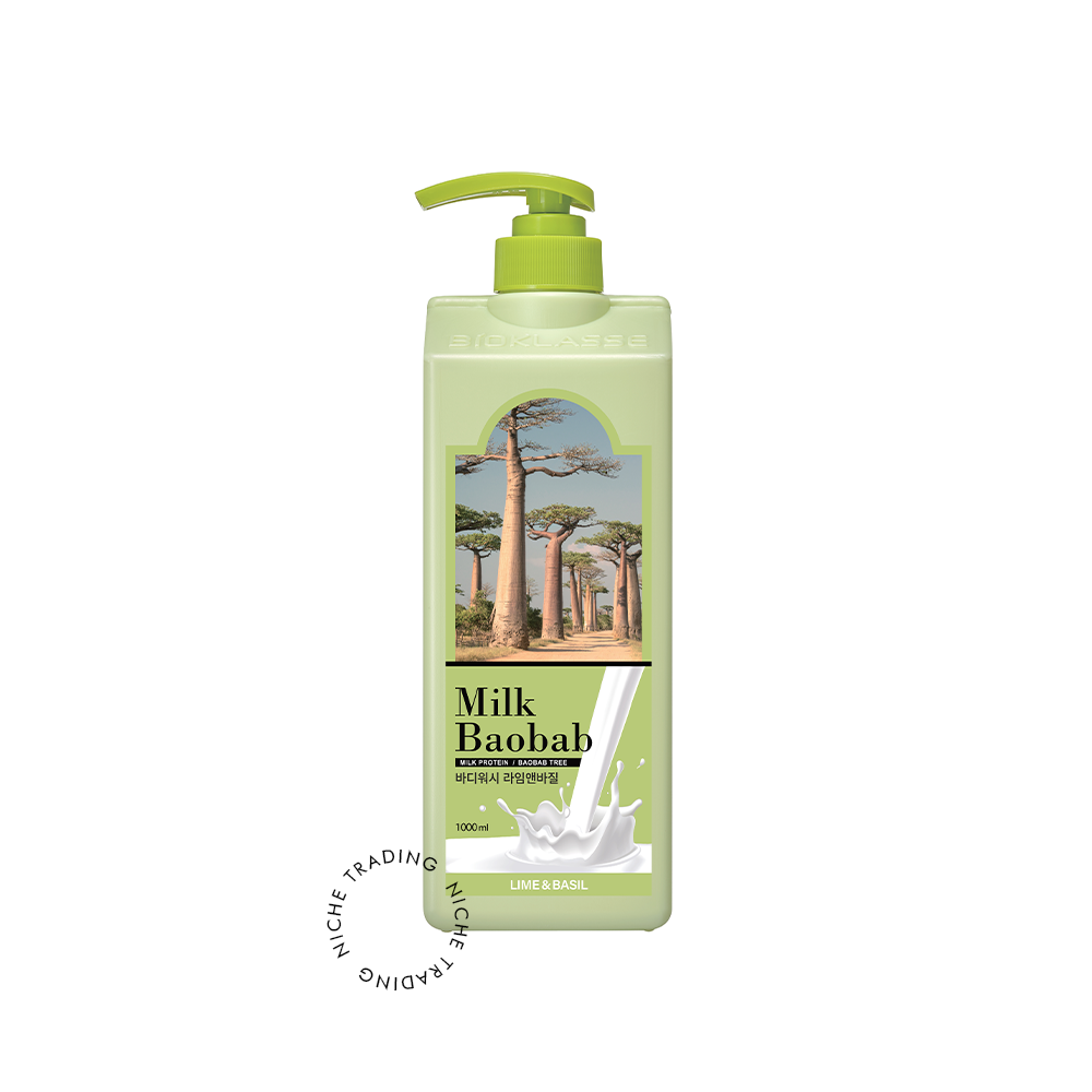Milk Baobab Body Wash Lime and Basil 1000ml - Milk Baobab | Niche Trading Qatar