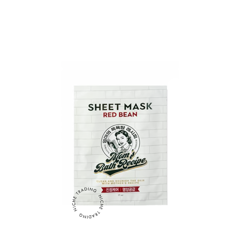 Moms Bath Recipe Red Bean Sheet Mask single 25ml