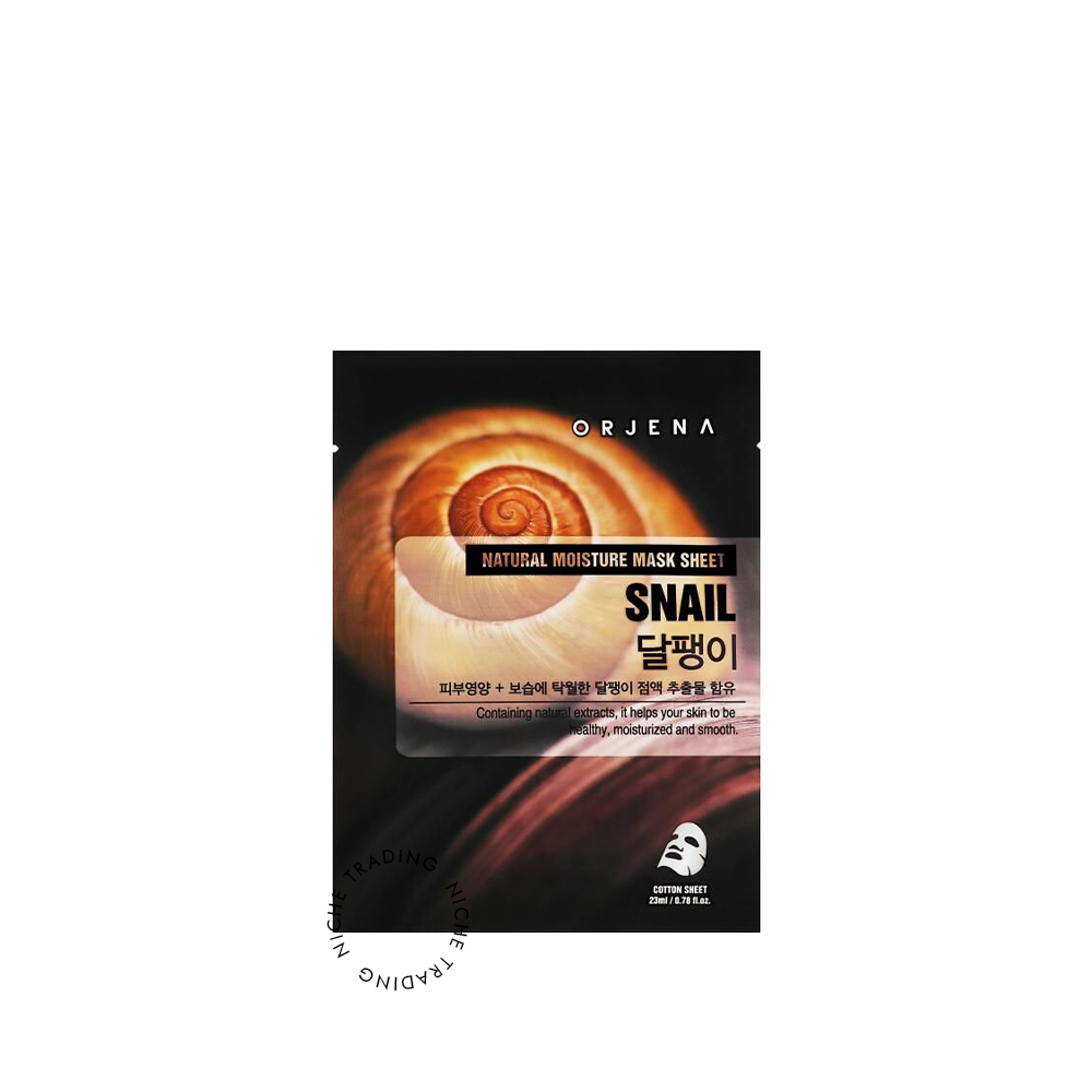 Orjena Natural Moisture Mask Sheet Snail 23ml - Orjena | Niche Trading Qatar
