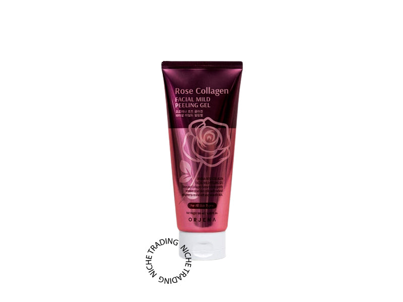 Orjena Rose Collagen Facial Mild Peeling Gel 180ml - Orjena | Niche Trading Qatar