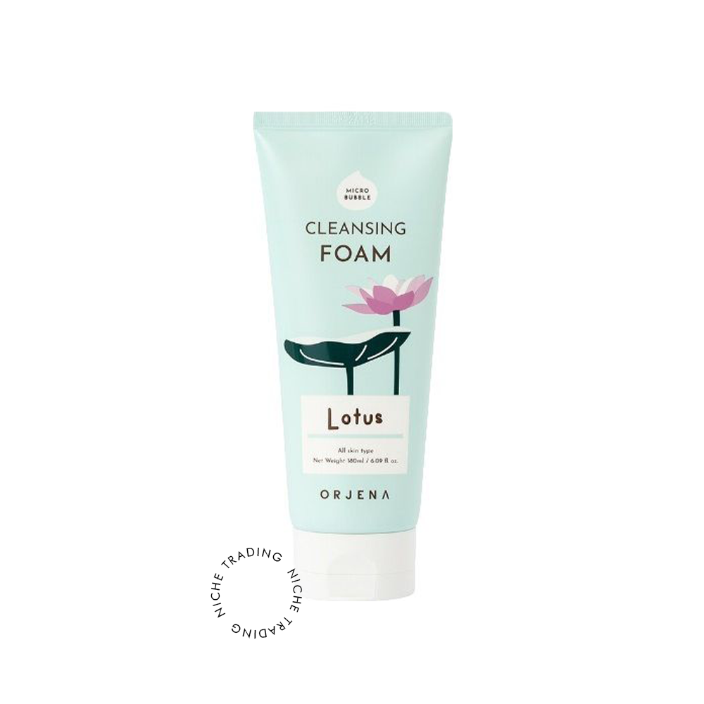 Orjena Cleansing Foam Lotus 180ml - Orjena | Niche Trading Qatar