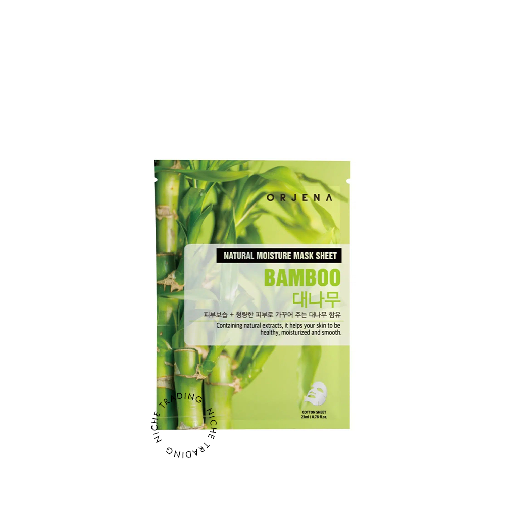 Orjena Natural Moisture Mask Sheet Bamboo 23ml - Orjena | Niche Trading Qatar