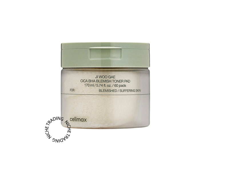 Celimax Ji Woo Gae Cica BHA Blemish Toner Pad_10ea 30ml