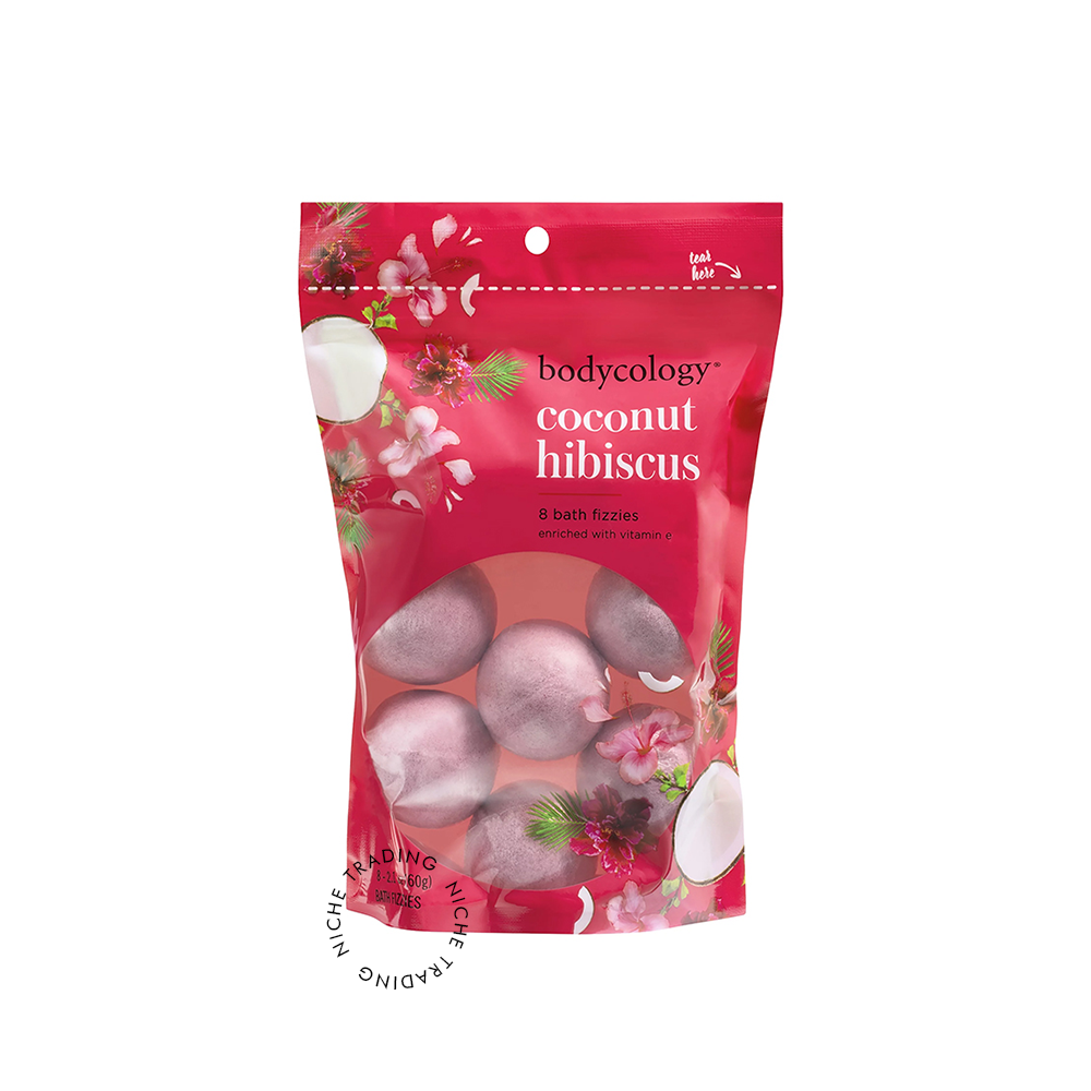 Bodycology Bath Fizzies Coconut Hibiscus - Bodycology | Niche Trading Qatar