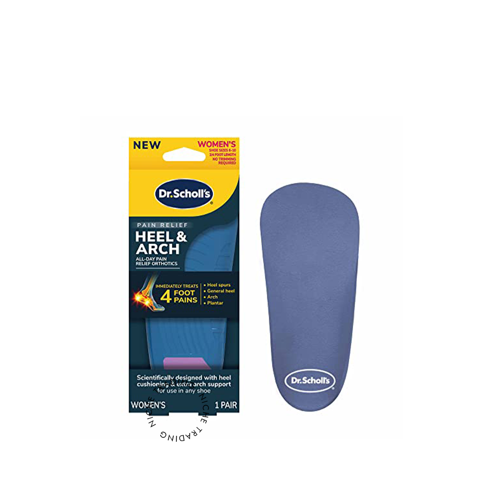 Dr. Scholl’s Heel & Arch Orthotic Insoles – Pain Relief for Women - Dr. Scholl's | Niche Trading Qatar