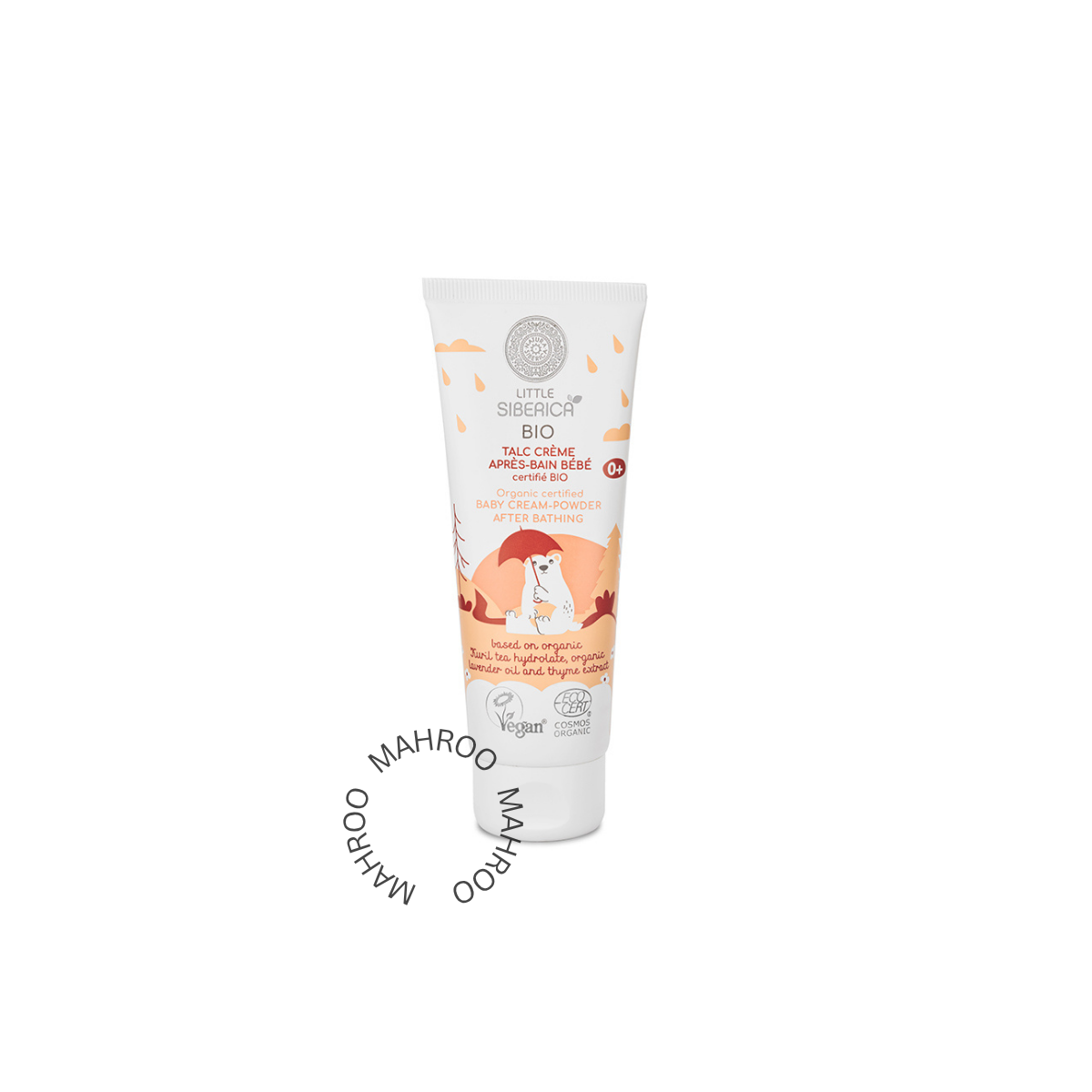 Little Siberica Organic Certified Baby Cream-powder After Bathing