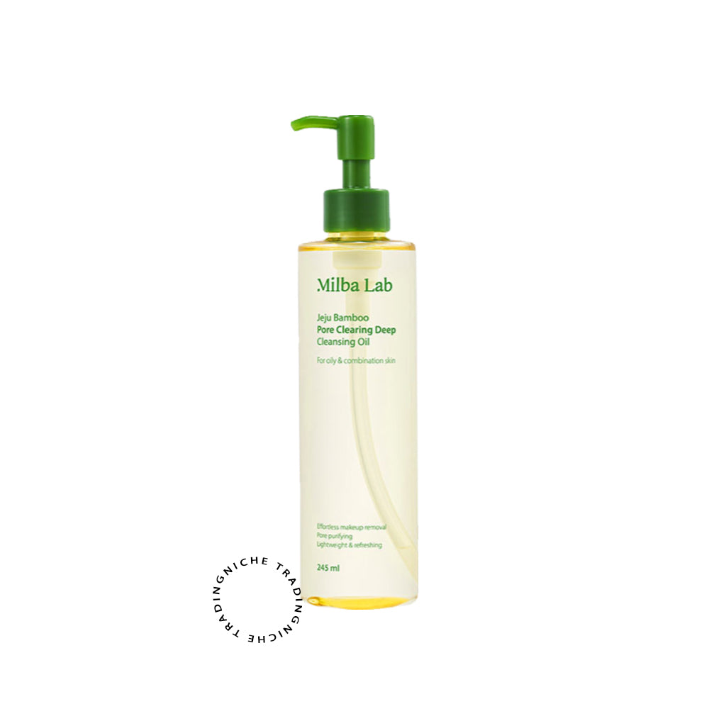 Milba Lab Jeju Bamboo Pore Purifying Deep Cleansing Oil 245ml - Milba Lab | Niche Trading Qatar