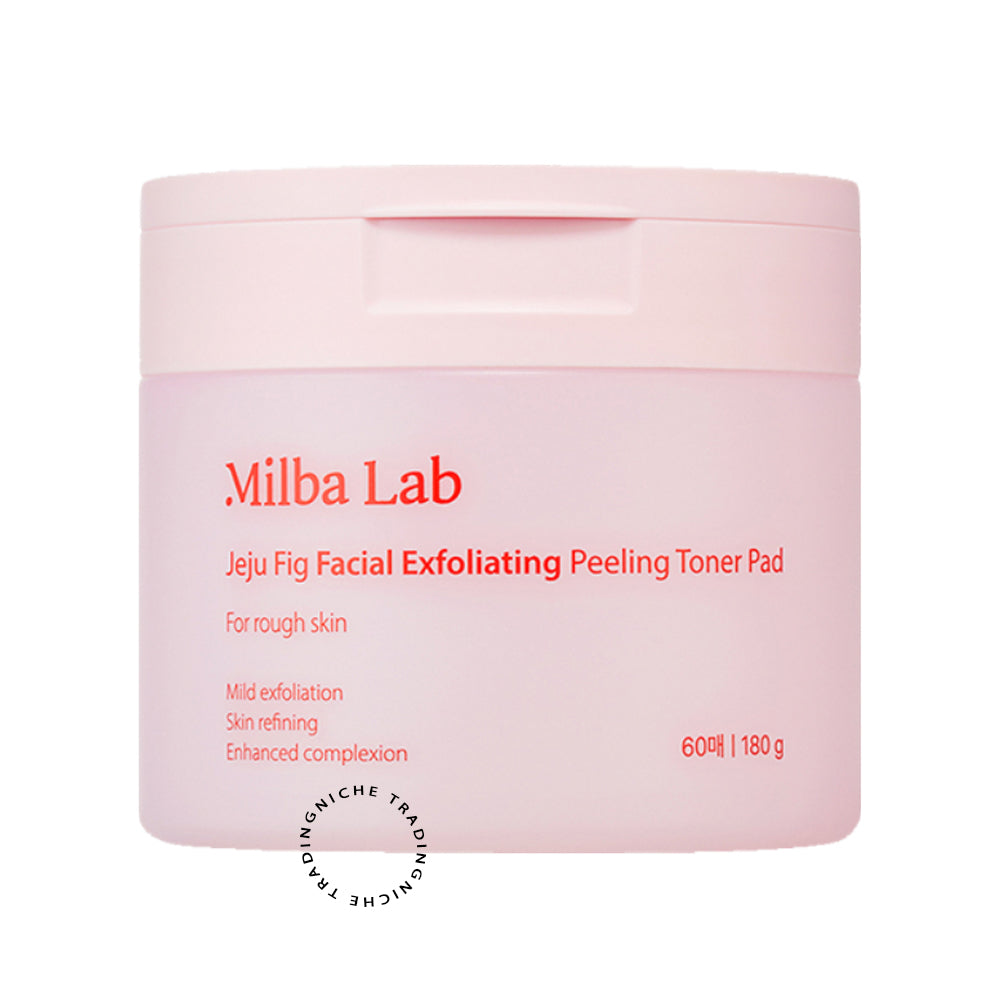 Milba Lab Jeju Fig Line_Facial Exfoliating Peeling Toner Pad 60 sheet
